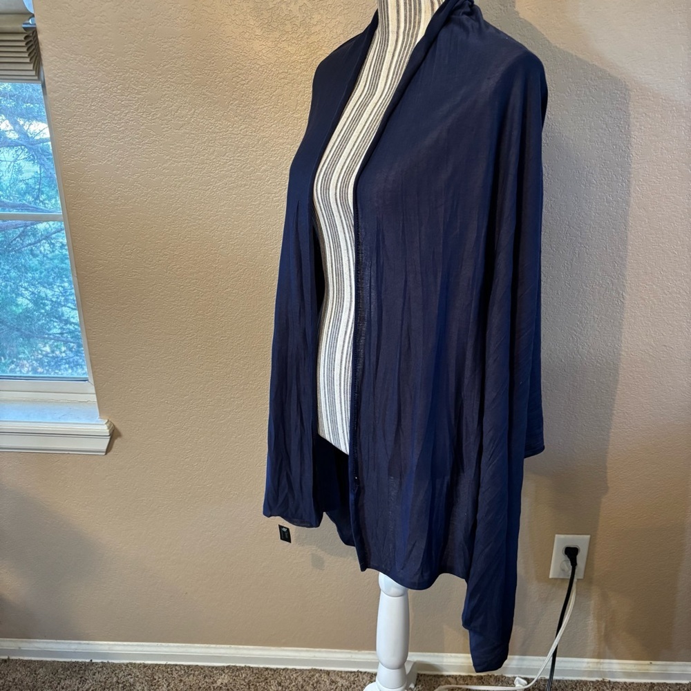 NWT Chuns Scarf / Wrap Navy Blue Large Super Soft Accessory Comfy Fall Winter - Picture 9 of 14